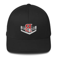 Load image into Gallery viewer, BFTB UNDISPUTED STRETCH FIT BASEBALL Cap (BLACK/RED)
