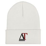 DREW TITAN: DT Cuffed Beanie (WHITE/RED)