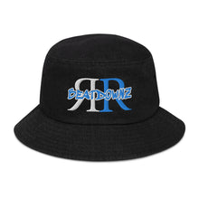 Load image into Gallery viewer, REFLECTION BEATDOWNZ: Denim bucket hat (DARK/BLUE)
