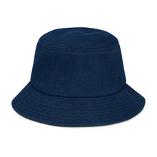 Load image into Gallery viewer, REFLECTION BEATDOWNZ: Denim bucket hat (DARK/BLUE)
