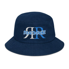 Load image into Gallery viewer, REFLECTION BEATDOWNZ: Denim bucket hat (DARK/BLUE)
