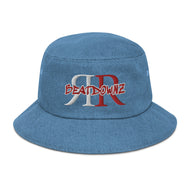 REFLECTION BEATDOWNZ: Denim bucket hat (BLUE/RED/WHITE)