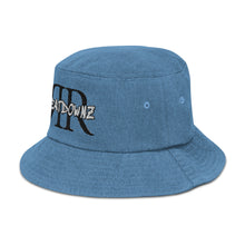 Load image into Gallery viewer, REFLECTION BEATDOWNZ: Denim bucket hat (BLUE/BLACK)
