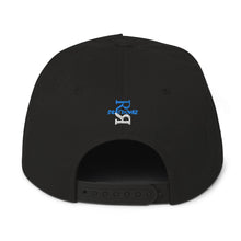 Load image into Gallery viewer, REFLECTION BEATDOWNZ: SNAPBACK BASEBALL CAP (BLACK/BLUE)
