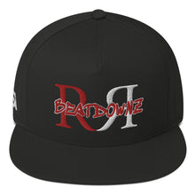 Load image into Gallery viewer, REFLECTION BEATDOWNZ: SNAPBACK BASEBALL CAP (BLACK/RED)
