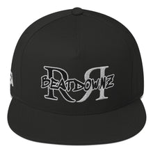 Load image into Gallery viewer, REFLECTION BEATDOWNZ: SNAPBACK BASEBALL CAP v2 (BLACK/WHITE)
