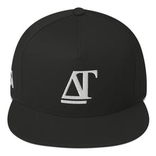 Load image into Gallery viewer, DREW TITAN: DT Flat Bill Cap (BLACK/WHITE)
