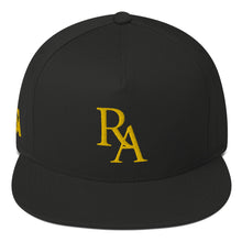 Load image into Gallery viewer, RELENTLESS AGGRESSION: Flat Bill Cap (BLACK)
