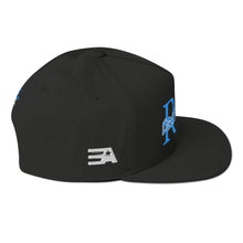 Load image into Gallery viewer, REFLECTION BEATDOWNZ: SNAPBACK BASEBALL CAP (BLACK/BLUE)
