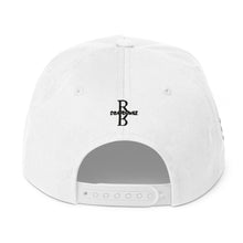 Load image into Gallery viewer, REFLECTION BEATDOWNZ: SNAPBACK BASEBALL CAP (WHITE/BLACK)
