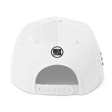 Load image into Gallery viewer, DREW TITAN: DT Flat Bill Cap (WHITE/BLACK)
