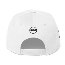 Load image into Gallery viewer, SHAY DA' BARBER Flat Bill Cap (WHITE)
