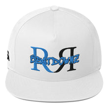 Load image into Gallery viewer, REFLECTION BEATDOWNZ: SNAPBACK BASEBALL CAP (WHITE/BLUE)

