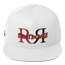 Load image into Gallery viewer, REFLECTION BEATDOWNZ: SNAPBACK BASEBALL CAP (WHITE/RED)
