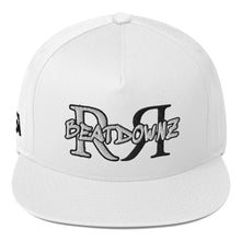 Load image into Gallery viewer, REFLECTION BEATDOWNZ: SNAPBACK BASEBALL CAP v2 (WHITE/BLACK)
