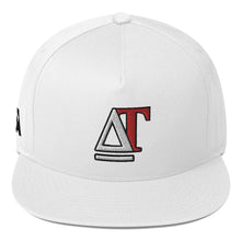 Load image into Gallery viewer, DREW TITAN: DT LIFE v2 Flat Bill Cap (WHITE/RED)
