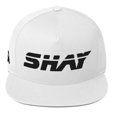 Load image into Gallery viewer, SHAY DA' BARBER Flat Bill Cap (WHITE)
