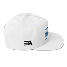 Load image into Gallery viewer, REFLECTION BEATDOWNZ: SNAPBACK BASEBALL CAP (WHITE/BLUE)
