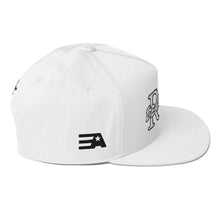 Load image into Gallery viewer, REFLECTION BEATDOWNZ: SNAPBACK BASEBALL CAP v2 (WHITE/BLACK)
