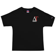 DREW TITAN: DT LIFE EMBROIDERED Men's Champion T-Shirt (BLACK)