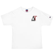 DREW TITAN: DT LIFE EMBROIDERED Men's Champion T-Shirt (WHITE)