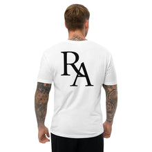 Load image into Gallery viewer, RELENTLESS AGGRESSION: Short Sleeve T-shirt (WHITE/BLACK)
