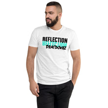 Load image into Gallery viewer, REFLECTION BEATDOWNZ: Short Sleeve T-shirt v2 (WHITE/BLUE)
