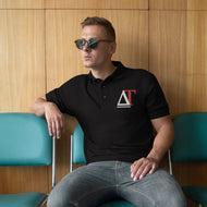 DREW TITAN: DT LIFE Men's Premium Polo (BLACK)