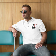 DREW TITAN: DT LIFE Men's Premium Polo (WHITE)
