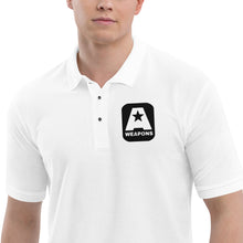 Load image into Gallery viewer, A-Weapons Men's Premium Polo (WHITE)
