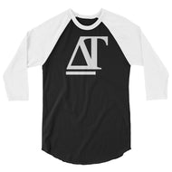 DREW TITAN: DT LIFE 3/4 sleeve raglan shirt (WHITE/BLACK)