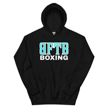 Load image into Gallery viewer, BFTB Unisex Hoodie (BLACK/BLUE)
