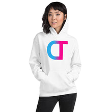 Load image into Gallery viewer, DREW TITAN: DT WOMENS Unisex Hoodie (WHITE/PINK)
