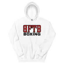 Load image into Gallery viewer, BFTB Unisex Hoodie (WHITE/RED)
