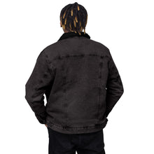 Load image into Gallery viewer, DREW TITAN: DT Unisex denim sherpa jacket (BLACK)
