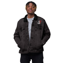 Load image into Gallery viewer, DREW TITAN: DT Unisex denim sherpa jacket (BLACK)
