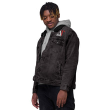 Load image into Gallery viewer, DREW TITAN: DT Unisex denim sherpa jacket (BLACK)
